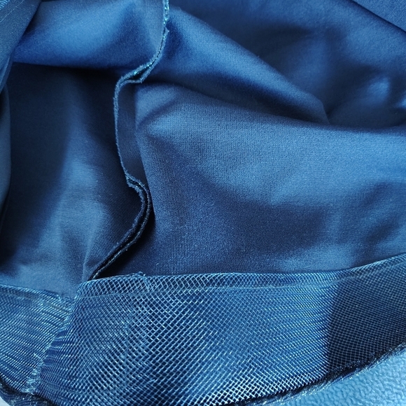 Jovani Navy Sparkle Strapless Formal Fluted Gown 4 - Picture 9 of 12